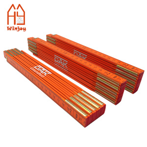 Tùy Chỉnh 2 Meter /200Cm 36 Inch 6 Chân Cam Bằng Gỗ Gấp Cai Trị Với Logo & Thương Hiệu In Đo Xây Dựng, Quà Tặng Khuyến Mãi - Product Image 4