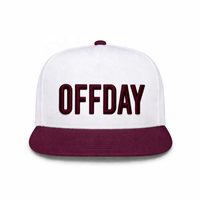 Nueva Gorra de Béisbol de 5 Paneles con Visera Plana, Cierre a Presión, de Algodón, con Logotipo Bordado en 3D Personalizado para Hip Hop y Skateboard