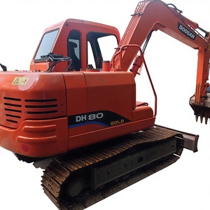 รถขุดไฮดรอลิกขนาดเล็ก DOOSAN DH80-7 มือสอง 8 ตัน อะไหล่หลัก เครื่องยนต์ เกียร์ ปั๊ม แบริ่ง - Product Image 1