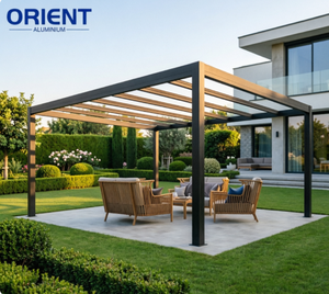 <span class=keywords><strong>Pergola</strong></span> bioclimatique motorisée en aluminium <span class=keywords><strong>avec</strong></span> lames orientables - Product Image 1