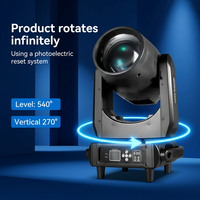 HONGHE 380W Prism King Moving Head Light, 6 prismes, projecteur de scène pour concert, mariage, club, DJ, spectacle