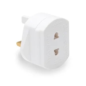 Bs1363 adattatore per spina da 2 Pin a 3 Pin da ue/usa a regno unito adattatore per presa da bagno per spazzolino elettrico adattatore per spina da UK EU a UK