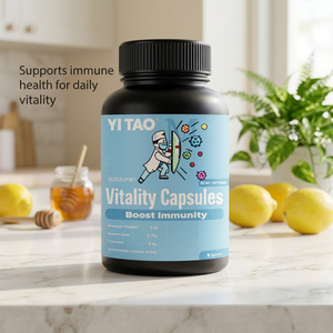 Capsules de vitalité sur mesure / OEM ODM, soutien immunitaire à base de plantes, renforcement de l'immunité, compléments entièrement naturels, faible MOQ 50 pièces - Product Image 1