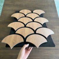 Nouveauté : Panneau acoustique décoratif en MDF sur mesure, insonorisant, de forme spéciale, pour chambre d'hôtel