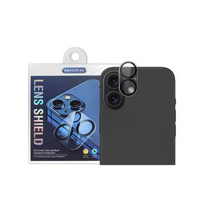 Protector de Pantalla de Cristal Templado 9H con Pegamento Completo para Lente de Cámara de Alta Calidad para iPhone 16 <span class=keywords><strong>Plus</strong></span> - Product Image 1