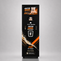 Máquina Expendedora de Batidos de Proteínas para Gimnasio, Dispensador Inteligente de Bebidas con Pantalla Táctil, Servicio Autoservicio 24h, Equipo Minorista sin Personal, Habilitado para SDK