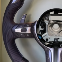 Volant en fibre de carbone pour BMW F20 F21 F52 F30 F31 F34 F10 F11 F07 F18 F06 F12 F13 F01 F02 F26 X6 F16 328i E90 E92