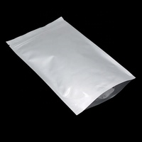 Sacs sous vide en aluminium scellés sur trois côtés, réutilisables, en Mylar, pour le stockage de produits secs, herbes, lait, aliments pour animaux de compagnie