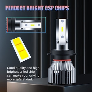 Nueva Llegada V7 <span class=keywords><strong>Precio</strong></span> Económico Luces Led Para Autos H4 H7 9005 9006 Bombilla Led H11 Faros Delanteros Led - Product Image 2