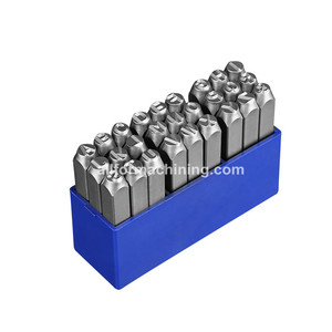 Công Nghiệp DIY Lớp 36Pcs Thư Và Số Cú Đấm Tùy Chỉnh OEM Hỗ Trợ 27Pcs Chữ thường Thư Cú Đấm 9Pcs Số Cú Đấm - Product Image 5