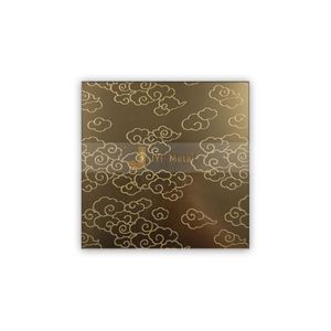 EX136 Supply 8K <b>Mirror</b> Etched Gold Color Art Stainless Steel Decorative Metal 4FT X 8FT <b>Sheet</b> for Interior Wall Decoration - Product Image 3