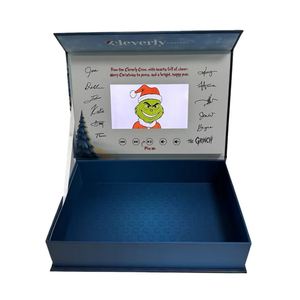 New Arrival Handmade YNG Brand Paper 7 Inch LCD Display Video <b>Box</b> Thermal Transfer Printing Customized Design <b>Wedding</b> Birthday - Product Image 1