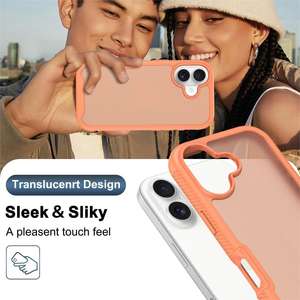 Coque pour iPhone 17 Pro Max, nouveau style européen et américain, coque de téléphone de luxe premium antichoc au toucher soyeux - Product Image 2