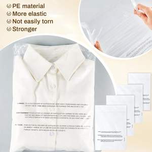 Poly Packers Warn beutel Klare Poly beutel mit Erstickung warnung mit dauerhaft starkem Klebstoff - Product Image 1