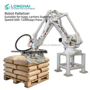 Robot Paletizador de Arroz Totalmente Automático de 20 kg, 30 kg, 50 kg o Personalizado, Robot Apilador para Sacos de Alimento para Animales, Harina y Cemento - Product Image 2