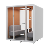 Conception moderne de cabine d'intimité insonorisée mobile de haute qualité pour l'utilisation de conférence d'école d'hôtel de bureau