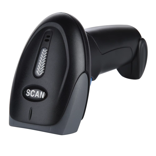 Usb 1d Qr Barcode Scanner Handheld Wireless Ccd Barcode Reader Supports Screen Scan Upc Bar Code Reader for Warehouse Library