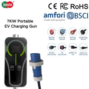 Nueva Estación de Carga para Coche Eléctrico, Cargador EV Portátil Rápido Tipo 2 de 32A con Protección IP66 y Control por Aplicación, 7kW - Product Image 5
