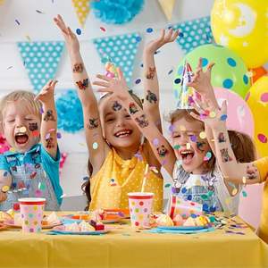 Tatuajes temporales de animales para niños, niñas y niños pequeños, pegatinas de tatuaje bonitas a prueba de agua, favores de fiesta de cumpleaños divertidos - Product Image 2