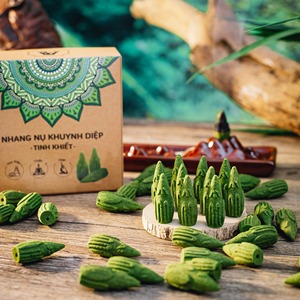 Eco Friendly Organic Eucalyptus Backflow <b>Incense</b> <b>Cones</b> Handmade Aromatherapy Long Burning Natural Aroma All-Season Vietnam - Product Image 1
