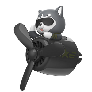 Profumatore <span class=keywords><strong>per</strong></span> Auto a Clip con Motivo Cartone Animato, <span class=keywords><strong>Deodorante</strong></span> <span class=keywords><strong>per</strong></span> Bocchette d'Aria a Forma di Piccolo Aeroplano, in Plastica - Product Image 3