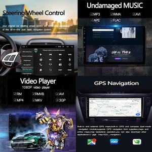 9 "2 Din Android 13 Radio Estéreo Reproductor Multimedia Gps Navegación Carplay Android para Toyota FORTUNER <span class=keywords><strong>VIGO</strong></span> HILUX 2008 YouTube - Product Image 4
