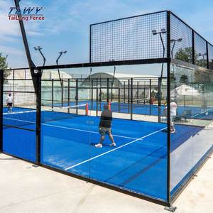 Cancha de Pádel Portátil Fácil de Instalar para Interiores y Exteriores, Equipo de <span class=keywords><strong>Tenis</strong></span>, Cancha de Pádel Móvil Clásica de 10*20m - Product Image 1