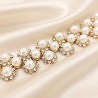 Boucles métalliques amovibles plaquées or Bling&bling pour accessoires de chaussures de mariée, breloques et clips de bijoux pour empeignes