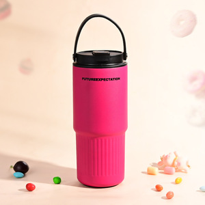 Vaso de Acero Inoxidable 316 de 750 ml con Tapa Abatible, Taza de Café Portátil para Viaje, a Prueba de Fugas, Aislada al Vacío, para Auto, con Logotipo Personalizado - Product Image 3