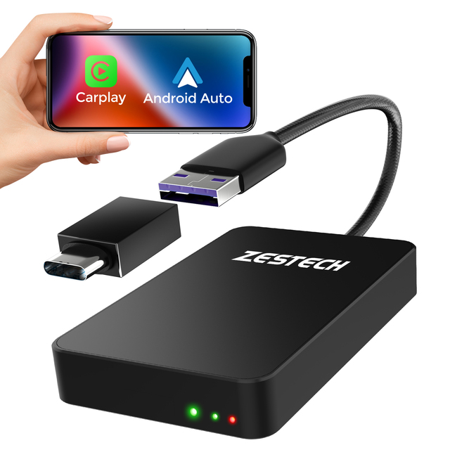 ZESTECH Qualcomm Snapdragon 6115 Android 13 AI BOX 4+64GB Wireless Car PLAY for Universal New Upgrade Android 13.0 System