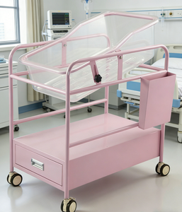 Lettino Ospedaliero per Neonati HOCHEY MEDICAL in Materiale ABS, Facilmente Spostabile, con Ruote - Product Image 3