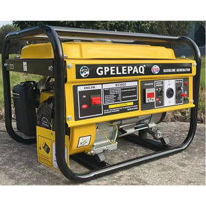 ポータブル2KW 3KWガソリン発電機100% 銅線単相50HZ 60HZ 24VDC/AC出力電気始動5KW - Product Image 5