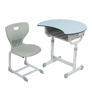 Có thể điều chỉnh lớp học đồ nội thất trường Bàn và ghế <span class=keywords><strong>2</strong></span> sinh viên đại học đôi trường Bàn Thép MDF gỗ trường bàn - Product Image 2