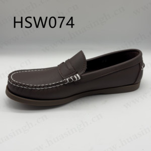 ZYF, Chaussures <span class=keywords><strong>bateau</strong></span> décontractées style masque pour trajets quotidiens, à enfiler, couleur unie, coupe large, disponibles en petites tailles, chaussures à penny HSW074 - Product Image 4