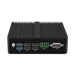 Mini PC Industrial XCY Intel J2900 N2840, Doble LAN Gigabit, 4 RS232 COM, Sin Ventilador, DDR3, Nuevo Ordenador con Win10/Linux para la Industria - Product Image 1