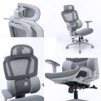 Chaise de bureau ergonomique multifonctionnelle en maille Ruibao, chaise de jeu OEM avec garantie de 24 mois pour une position assise prolongée