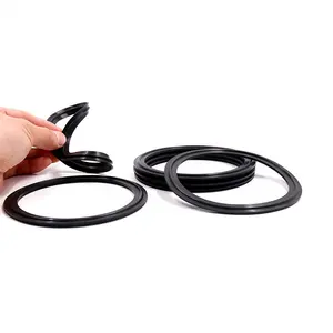 Factory Custom Ribs Surface Heat-Resisting FKM NBR EPDM Silicone Round Rubber Gasket Seals Parts