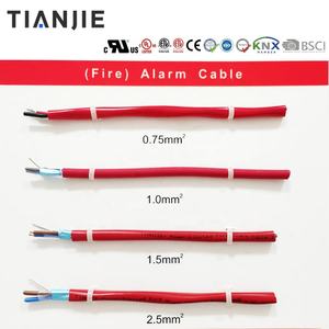 TIANJIE - UL المدرجة محمية الأحمر 1.5mm2 2.5mm2 الصلبة عارية النحاس 2 الأساسية FPLR الأمن كابل إنذار حريق - Product Image 3