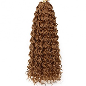 Tresse au crochet de style bohème <span class=keywords><strong>avec</strong></span> des fibres mélangées, nœud pré-noué à l'extrémité, convient aux produits d'extension de <span class=keywords><strong>coiffure</strong></span> pour femmes - Product Image 3