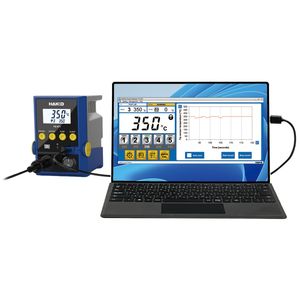 Hakko 200W Station de soudage numérique à double port Original FX-972 Heavy Duty T39 Tip Fer à souder sans plomb ESD Safe New Welding - Product Image 6