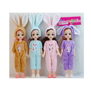 ตุ๊กตายางพีวีซี3D อนิเมะ30cm, ตุ๊กตาทารกของเล่นนุ่มสำหรับเด็กผู้ชาย/เด็กผู้หญิงที่มี2ทรงผมและชุดสำหรับวันหยุด - Product Image 3