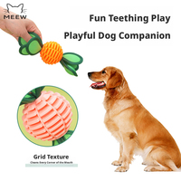 Jouet pour chien transfrontalier en vogue, balle à mâcher indéchirable en TPU pour jeu autonome, jouet ludique pour animaux de compagnie avec distributeur de friandises