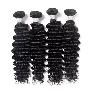 Unprocessed raw virgin bulk human hair,bone straight natural mink brazilian hair bundle,wholesale brazilian human hair extension