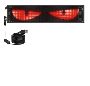 Afficheur LED numérique flexible contrôlable par application, texte personnalisé, motif, animation pré-conçue pour jardin, route, filament, bouteille, affiche numérique - Product Image 1