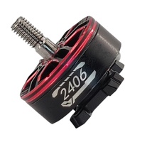Moteur Brushless 2406 à Aimant Permanent Étanche IP54 pour Drone de Course FPV Télécommandé Longue Portée Vol Violent Plage KV