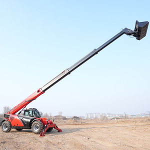 Heave 10ton tải Kính thiên văn xe nâng EPA động cơ diesel <span class=keywords><strong>Telescopic</strong></span> Handler với 13 mét bùng nổ 4WD telehandler - Product Image 3