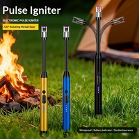 Briquet de cuisine à arc plasma rechargeable USB, allume-feu électrique pour barbecue et réchaud de camping, briquet à bougie en métal pas cher pour mariage