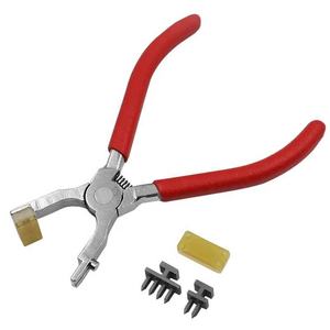 Outils de poinçonnage pour le cuir, pince silencieuse à main, <span class=keywords><strong>ciseau</strong></span> à <span class=keywords><strong>couture</strong></span> diamanté, fer à piquer, espacement de 4 mm, 2/4 dents - Product Image 4