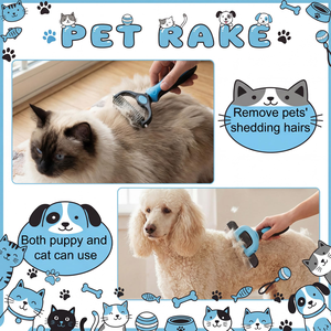 Pet Grooming <b>Kit</b> Set Dog Brush Cat Comb Deshedding Brush Dematting Brush - Product Image 3