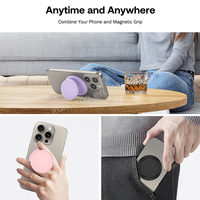 Nouveau support de téléphone portable tendance, support de téléphone réglable en silicone souple, grip personnalisé, impression de logo, cadeau promotionnel